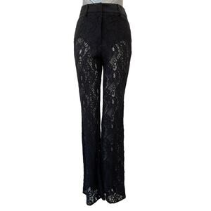 Avec Les Filles Black Lace Pants Women's Size XS